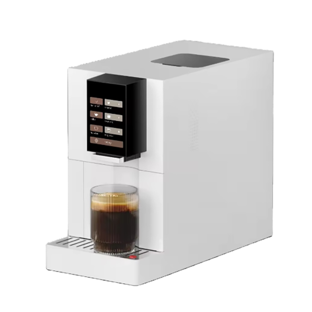 The Water Tank Of The Intelligent Metal Coffee Machine Has A Capacity Of 1L And Comes With A Built-In Jot Water System