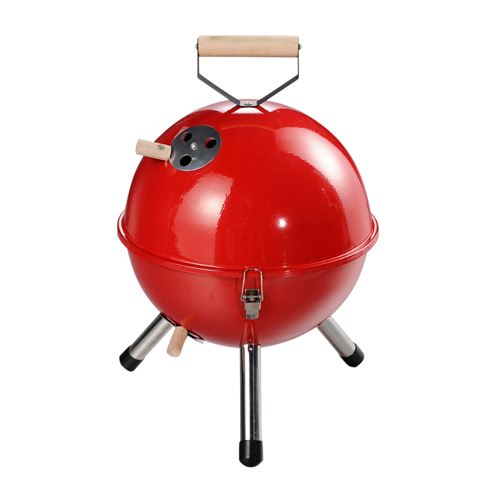 2-3 People，Protable Iron Apple Shape BBQ Grill