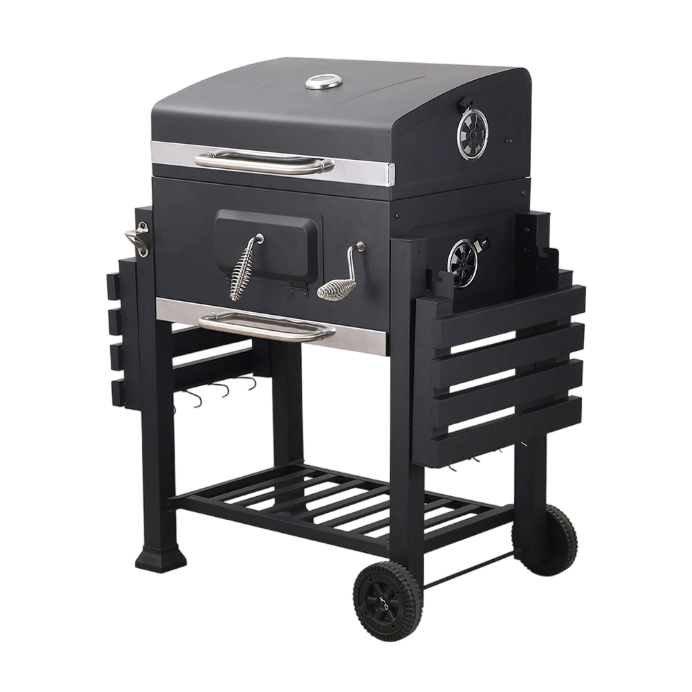Household Charcoal Barbecue Grill Patio Rack Thickened Courtyard Large Outdoor Black Carbon Steel Professional Grill
