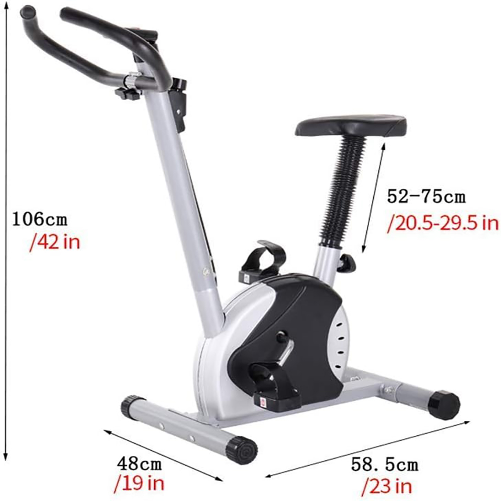High-quality aluminum alloy home exercise bike with electronic display screen