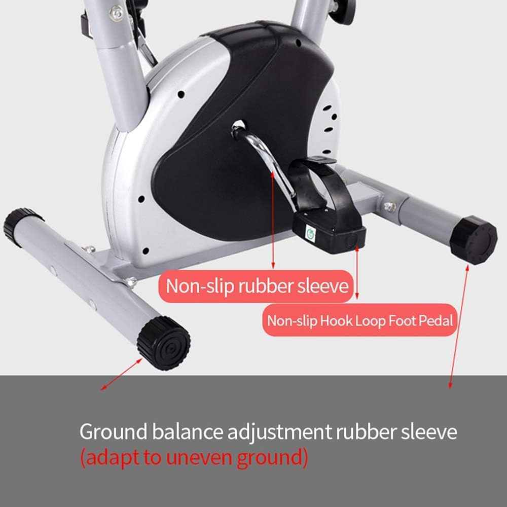 High-quality aluminum alloy home exercise bike with electronic display screen