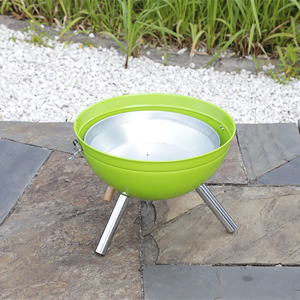 2-3 People，Protable Iron Apple Shape BBQ Grill