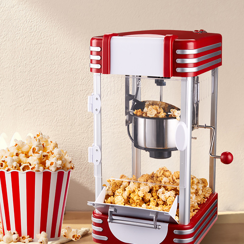 Extra-large capacity stainless steel ABS popcorn machine