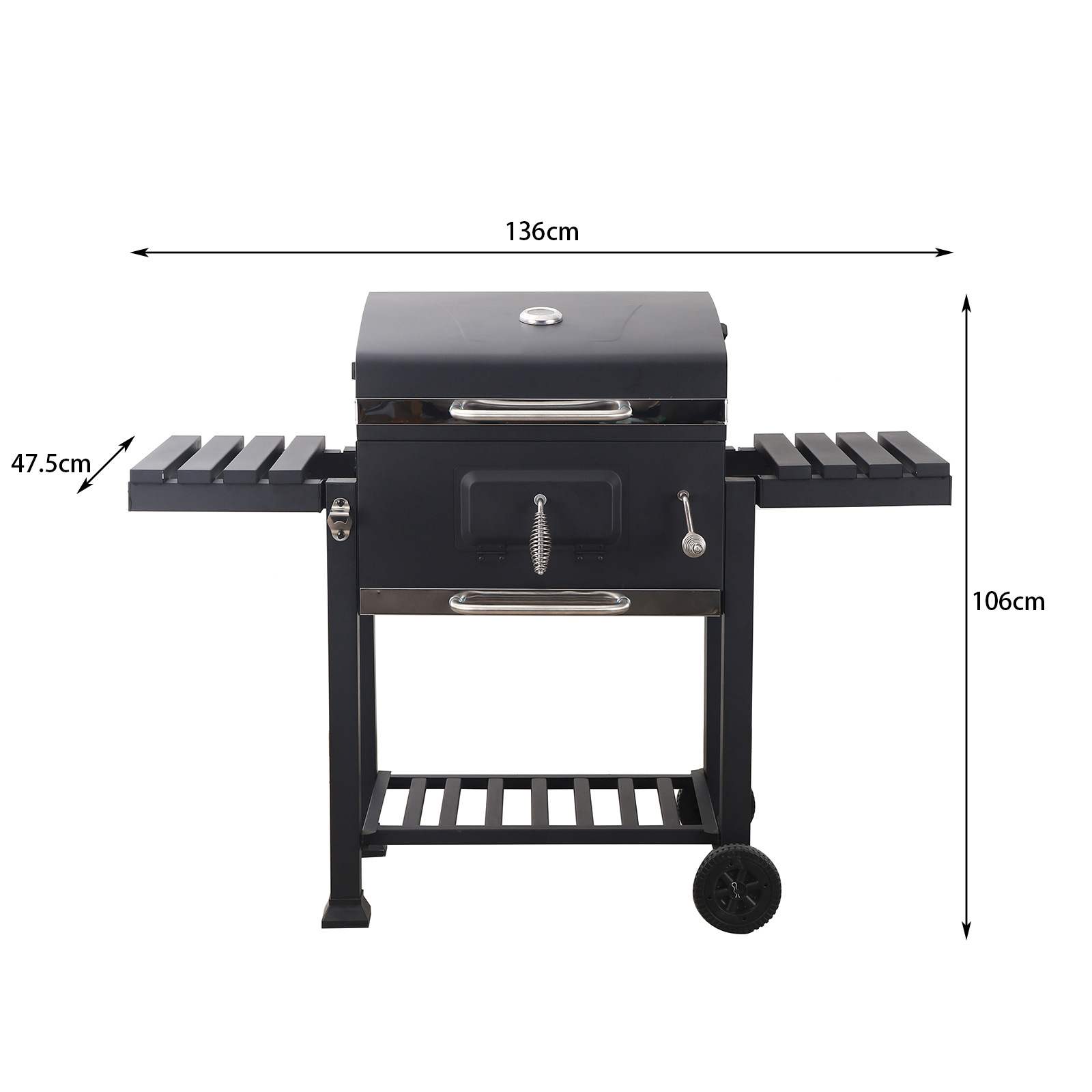Household Charcoal Barbecue Grill Patio Rack Thickened Courtyard Large Outdoor Black Carbon Steel Professional Grill