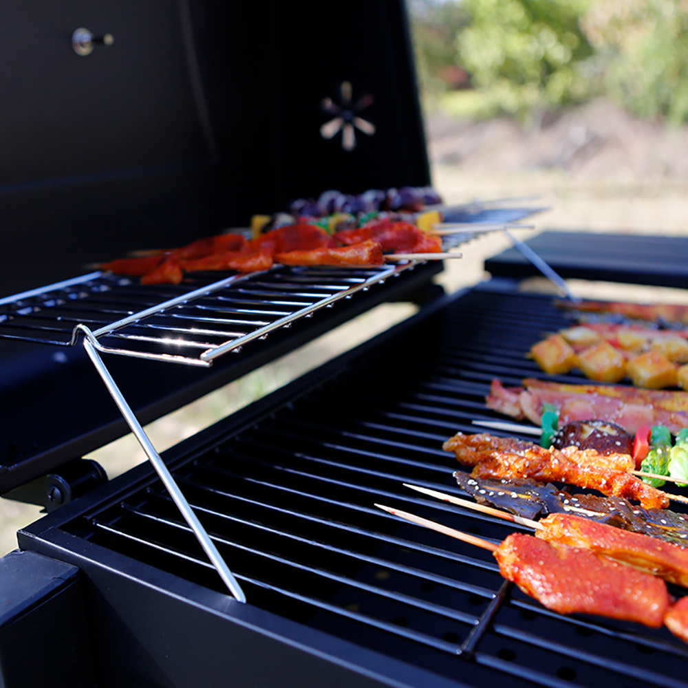 Household Charcoal Barbecue Grill Patio Rack Thickened Courtyard Large Outdoor Black Carbon Steel Professional Grill