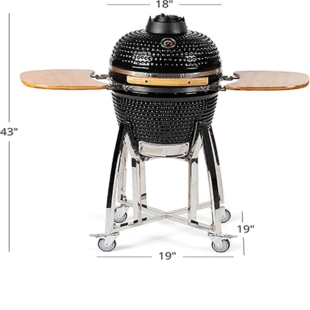 Enamel Outdoor Kitchen  Double-sided Panels Stability Supports