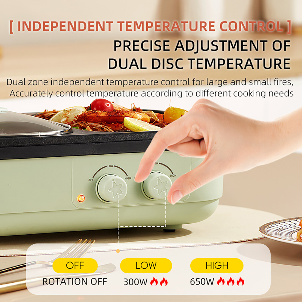 2-in-1 Aluminum Alloy Breakfast Machine