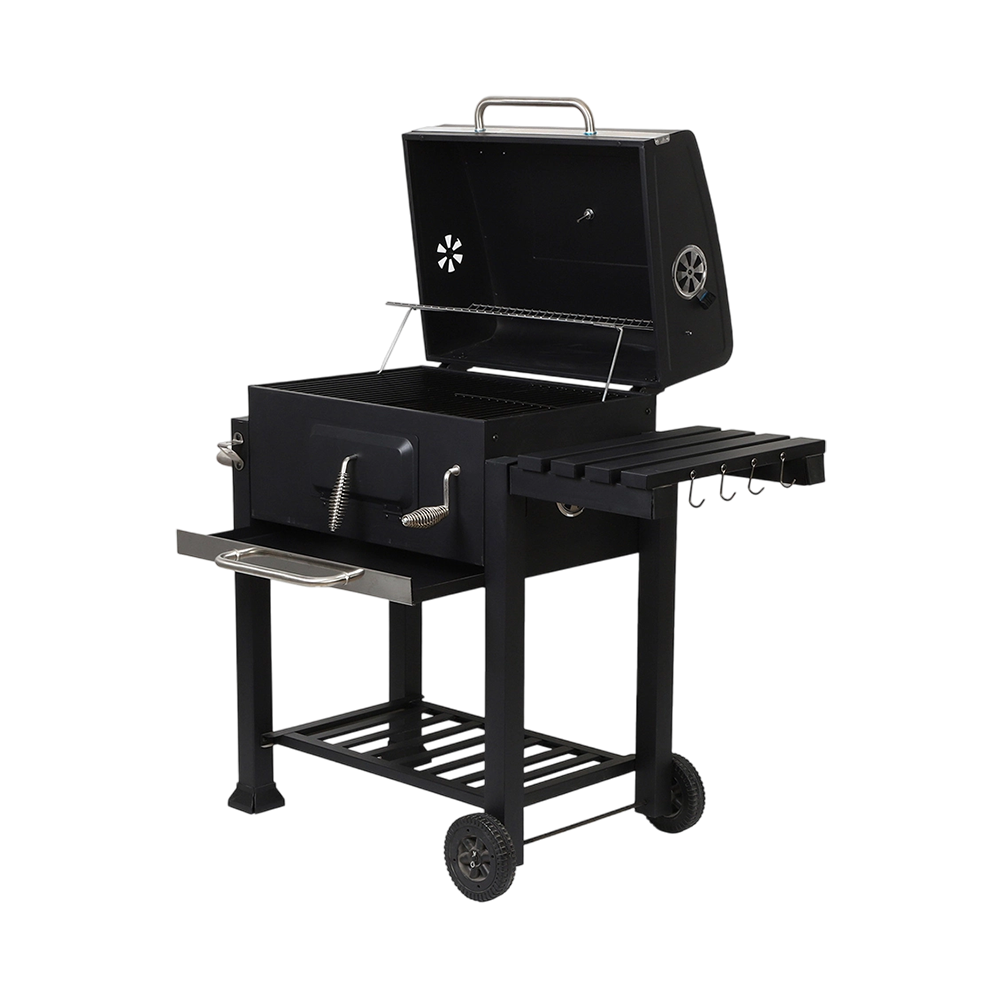 Household Charcoal Barbecue Grill Patio Rack Thickened Courtyard Large Outdoor Black Carbon Steel Professional Grill